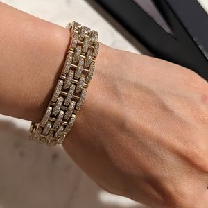 Dorsey Benedetta Bracelet, 18k Gold Coated, 6 inchs